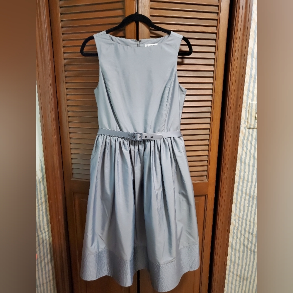 Silver Grey Classic Party Dress